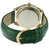 Peugeot Women's 40mm Green Boyfriend Watch with Baguette Crystals - 2 of 4
