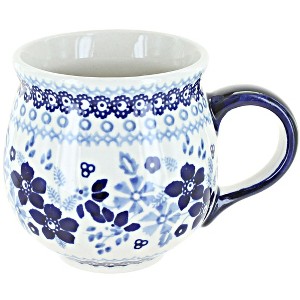Blue Rose Polish Pottery K090  Manufaktura Bubble Mug - 1 of 1