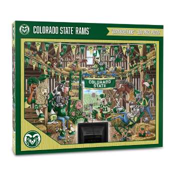 NCAA Colorado State Rams Barnyard Fans 500pc Puzzle
