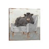iCanvas Moo-ving In IV Black and Gray by Ethan Harper Canvas Print Wall Art - 2 of 3