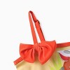 Disney Princess Moana Girls Tankini Swimsuit Set One Shoulder Bow Top and Tropical Skirted Bottom Two-Piece Swimwear Set - 3 of 4