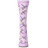 Memoi Women's Dragonflies Rayon from Bamboo Crew Socks Lavender 9-11 - 2 of 3