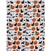 Kate Aurora Ultra Soft & Plush Oversized Halloween Spooky Cats, Bats & Jack O' Lanterns Accent Throw Blanket - 50 In. W X 70 In. L - 3 of 3