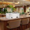 VEVOR 3-Pan Commercial Food Warmer, 17QT Electric Steam Table, 1200W Professional Countertop Stainless Steel Buffet Bain Marie - 2 of 4