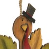 Northlight 12" Turkey with Pumpkin Fall Harvest Hanging Decoration - 4 of 4