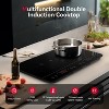 GASLAND 24"  2 Burners Touch Control Portable Induction Cooktop with Double Boost Burner - 3 of 4