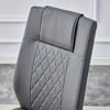 Kumasinova Dining Chairs Set of 4,Kitchen Chairs with Diamond Pattern Backrest,Faux Leather Side Chair with Metal Legs,Dining Room Chairs for Home - 3 of 4
