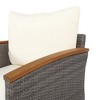 YOOCOZZ 9-Piece Rattan Patio Sectional Sofa Set with Acacia Legs and Cushions - 4 of 4