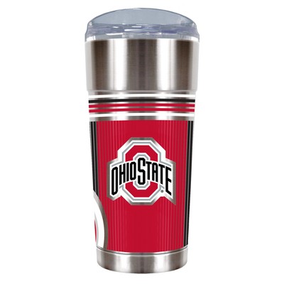 Ohio State Buckeyes 16oz. Colorblock Stainless Steel Curved Tumbler