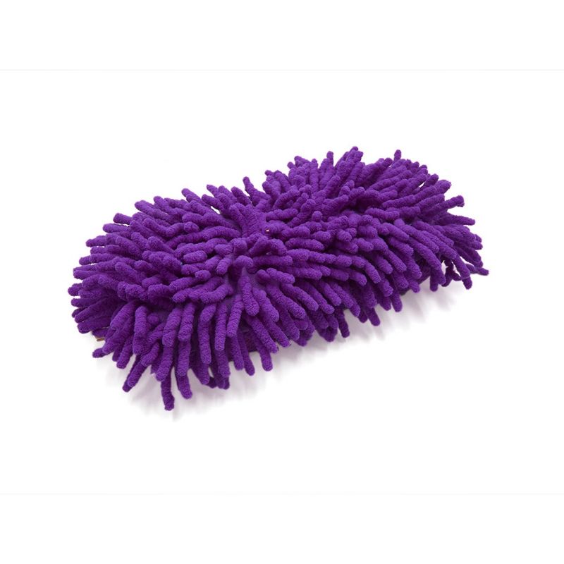 Unique Bargains Purple Microfiber Chenille Car Wash Sponge Care Washing Brush Pad Cleaning Tool, 3 of 7