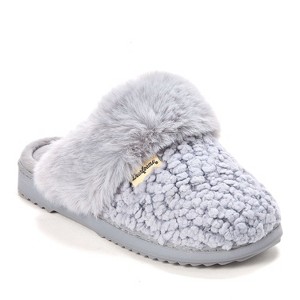 Dearfoams Women's Courtney Knit Scuff Slipper - 1 of 4