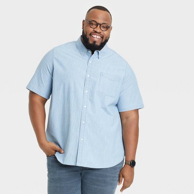 big tall short sleeve button down shirts