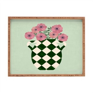 El buen limon Anemones and vase Rectangular Tray -Deny Designs - 1 of 2