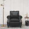GDFStudio Dowd 36.50" Faux Leather Club Chair with Nailhead Trim - 2 of 4
