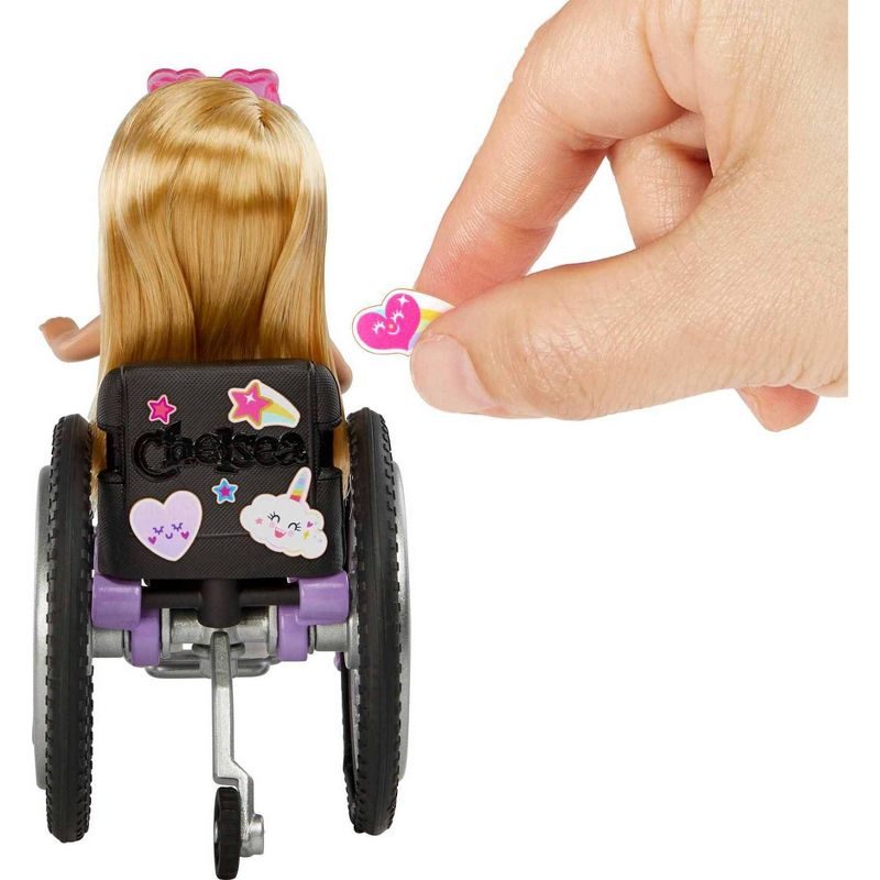 Barbie Chelsea Wheelchair Doll - Sweets Dress, 3 of 7