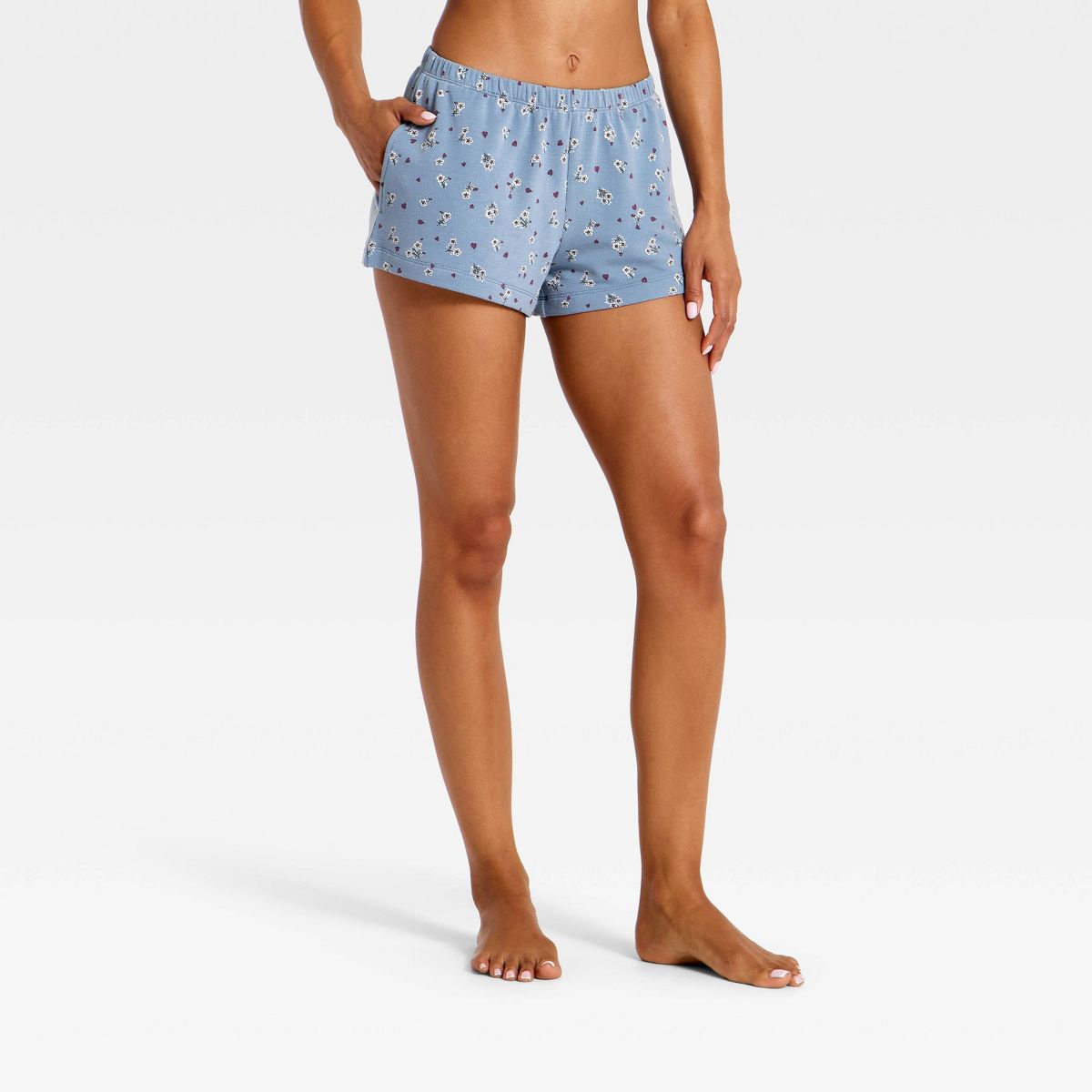 Women's PeachySoft Fleece Lounge Micro Shorts - Wild Fable™