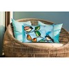 Liora Manne Visions III Garden Indoor/Outdoor Pillow.. - 3 of 4