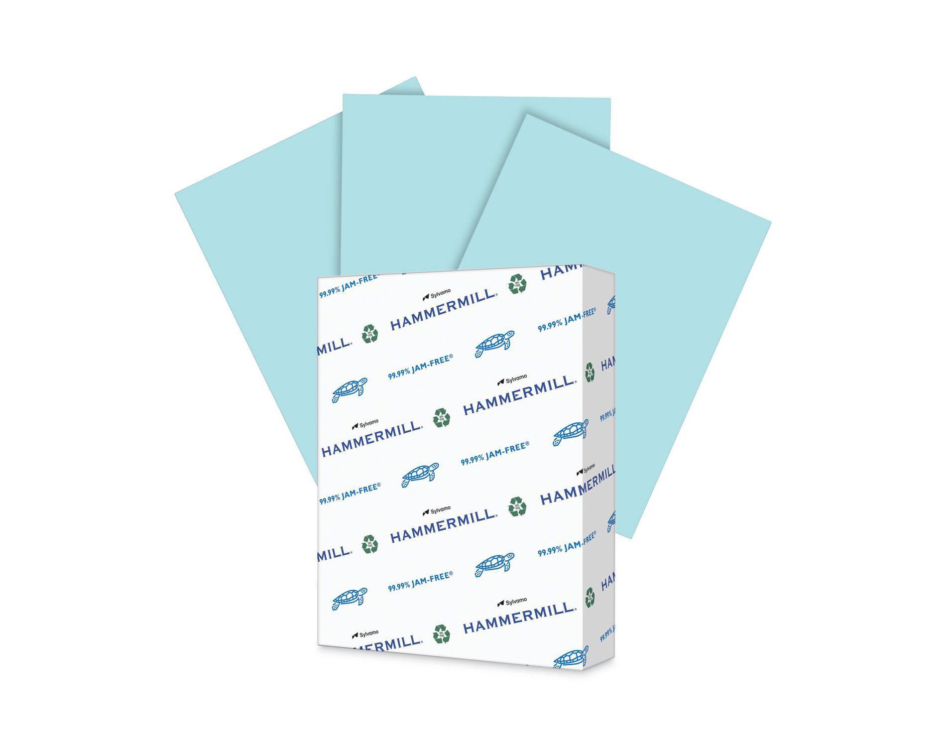 Hammermill Color Print Paper - Blue (HAM103309): 8.5 x 11" 30% Recycled 20-Lb Letter Printer Paper
