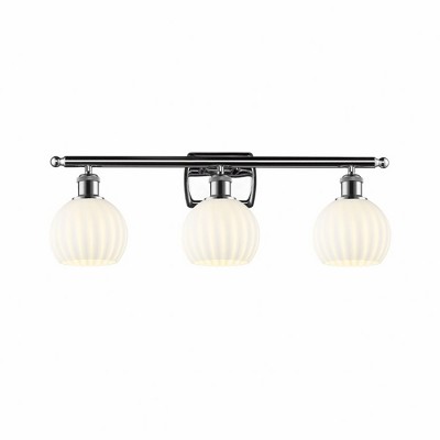 White Venetian - 3 Light Bath Vanity In Modern Style-9 Inches Tall and 26 Inches Wide