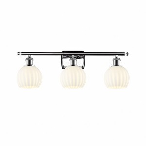 White Venetian - 3 Light Bath Vanity In Modern Style-9 Inches Tall and 26 Inches Wide - 1 of 1