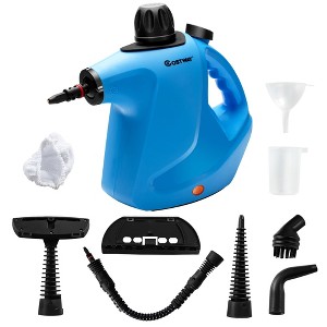 Costway 1050W Multi-purpose Handheld Pressurized Steam Cleaner  Yellow\Blue - 1 of 4