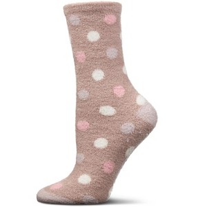 Memoi Women's Blessed Aloe Infused Crew Socks - 1 of 4