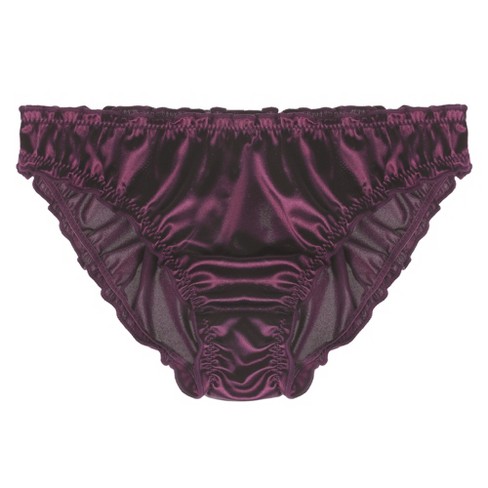 Agnes Orinda Women's 5 Packs High Rise Brief Stretchy Underwear Pink, Hot  Pink, Blue, Purple, Burgundy Small