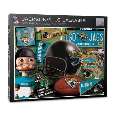 NFL Jacksonville Jaguars 500pc Retro Series Puzzle