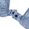 Blue Tonal Paisley Print Poly Adult Satin Neck Pillow and Eye Mask Set - 3 of 4