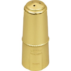Bonade Alto Saxophone Mouthpiece Cap Gold Lacquer Cap - Inverted - 1 of 2