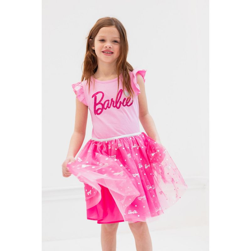 Barbie Girls Tulle Dress Little Kid to Big Kid, 2 of 8