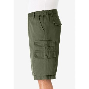KingSize 12" Side Elastic Cargo Shorts - 1 of 4