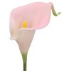 Duovlo 20pcs Calla Lily Bridal Wedding Bouquet Lataex Real Touch Artificial Flower Home Party Decor (Pink) - 3 of 4