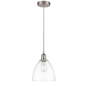 Edison Dome - 1 Light Cord Hung Mini Pendant In Industrial Style-12.25 Inches Tall and 9 Inches Wide - 1 of 1