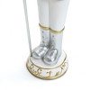 LuxenHome Lighted Nutcracker King in White, Battery Operated Indoor/Outdoor Christmas Decor - 3 of 4