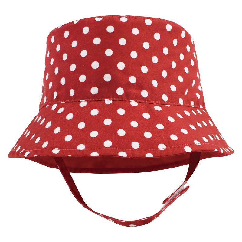Hudson Baby Infant Girl Sun Protection Hat, Cherries Dot, 5 of 8