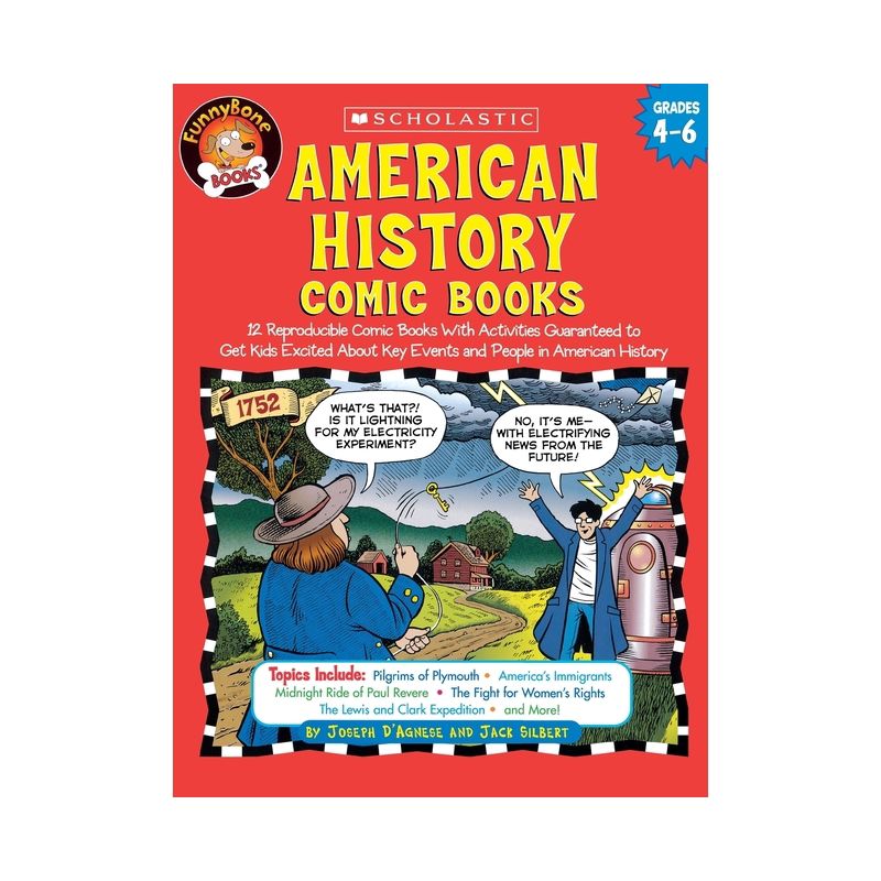 American History Comic Books - (Funnybone Books) by  Jack Silbert & Joseph D'Agnese (Paperback), 1 of 2