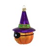 Old World Christmas 4.75 In Masked Witch Jack-O-Lantern Halloween Tree Ornament , Ornament Halloween (1PC) - 3 of 3