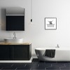 Stupell Longhorn Highland Cow Bath Tub Framed Giclee - 2 of 4