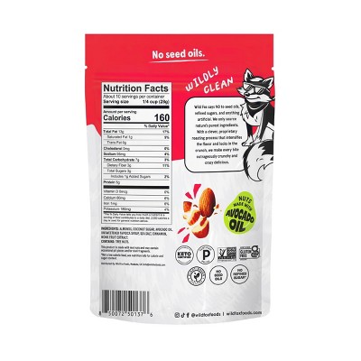 Wild Fox Cinnamon Churro Roasted Almonds - 10oz
