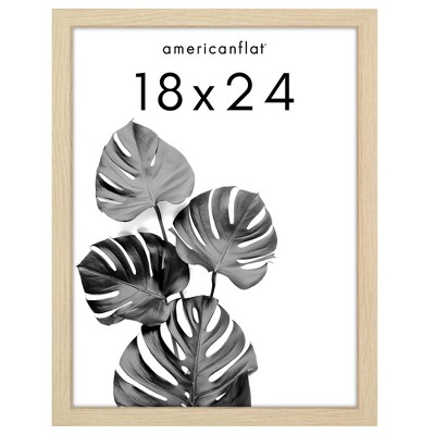 Americanflat Poster Frame - Wooden Picture Frame with Plexiglass Cover