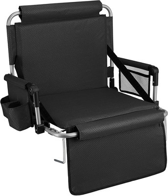Reclining Stadium Seat with Armrests and Side Pockets – Alpcour