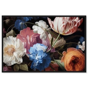 Art Remedy Floral of Gentle Elegance II Elegant realistic Floral Wall Art Framed - 1 of 4
