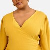 Rebdolls Women's Bette Linen Ballon Sleeve Maxi A Line Dress - 4 of 4