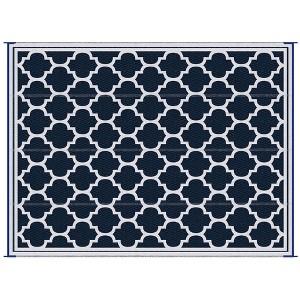 Aghana Digitals Reversible Waterproof Outdoor Rug - Foldable, Durable Polypropylene with Stake - 1 of 4