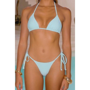 Moda Minx Limited Edition 'Baby Blue' Tie Side Bikini Bottoms - 1 of 4