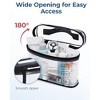 Generic TSA Approved Toiletry Bag, 2 Pack Clear Makeup Cosmetic Bag - 2 of 4