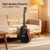 GLARRY 36in Acoustic Electric Guitar Beginner Kit with 15W Amp, 5-band EQ Cutway Design 6 Strings Electric Acoustic Guitar with Bag, Strap, Picks - 4 of 4