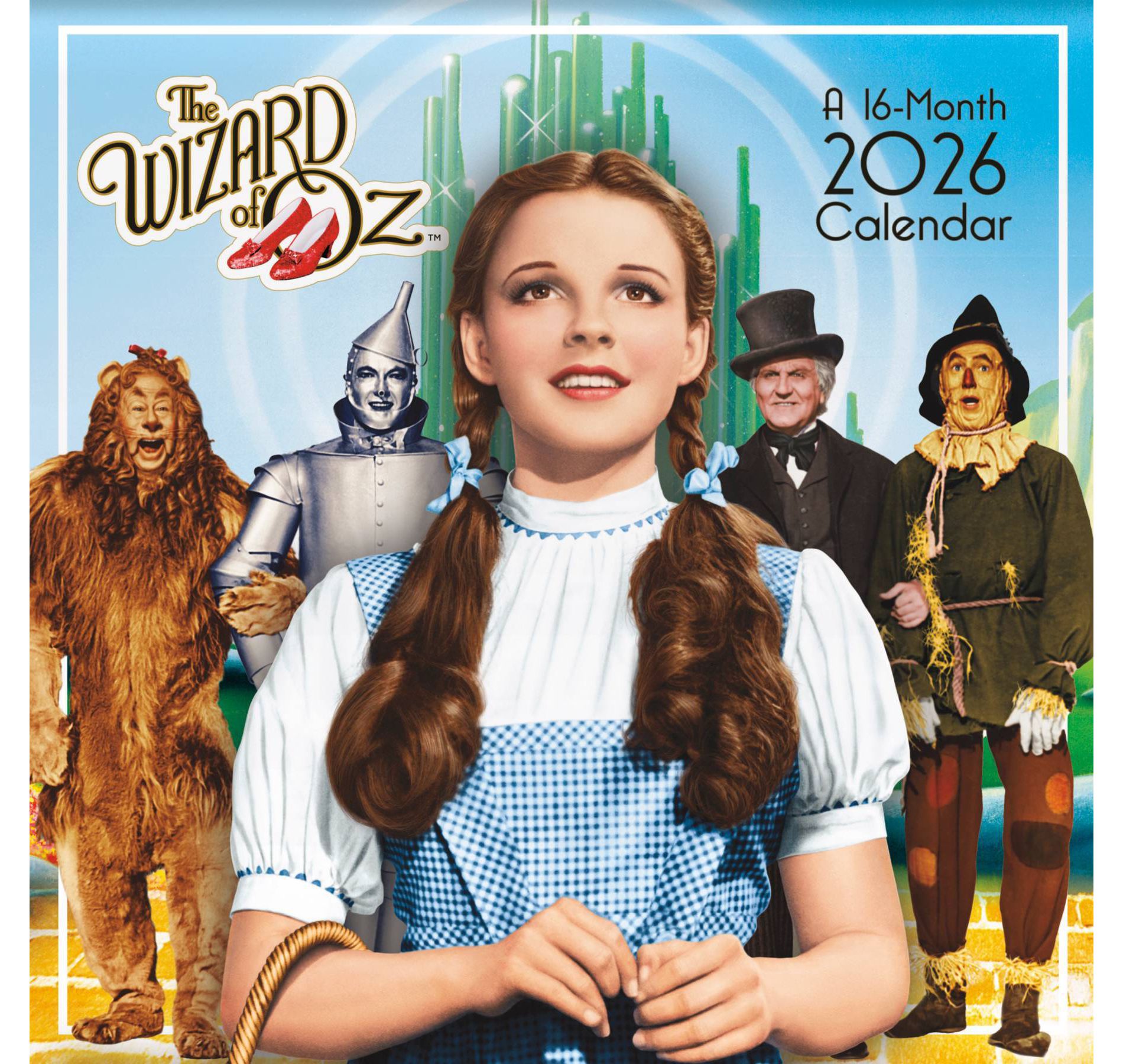 Trends International 2026 The Wizard of Oz 12"x12" Wall Calendar