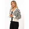 Petal and Pup Womens Kallen Button Front Striped Cardigan - 2 of 4